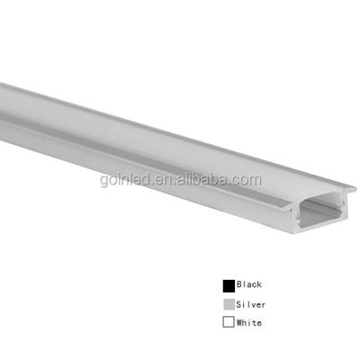 China Showcase 12*8mm Aluminum LED Decoration Led Profiles 1M / 2M / 3M Length Available for sale