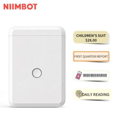 China Mini Niimbot D110 Android mini IOS smartphone cheap label printer for bottles, goods, kitchen, perfume, cosmetics, name sticker for sale