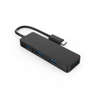 China Port Type 4 Mini USB Hub New Design Travel Type C Usb 3.0 Computer Transfer Data Hub MYH020-C 5gbps for sale