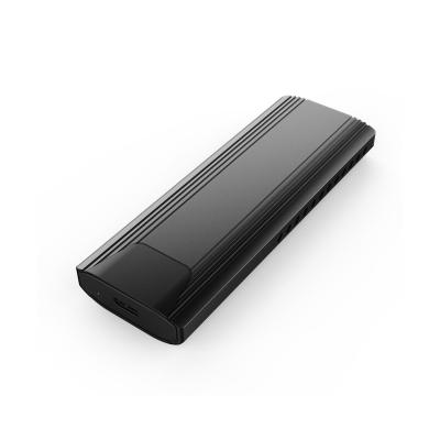 China Aluminum Portable Laptop Hard Drive Enclosure No Tools Needs Type-C To Type-C Aluminum SSD Enclosure for sale