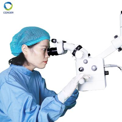 China CORDER 520-D Microscope Price Portable Ear Nose Microscope High Resolution Ear Surgery Operating Surgical Microscope for sale