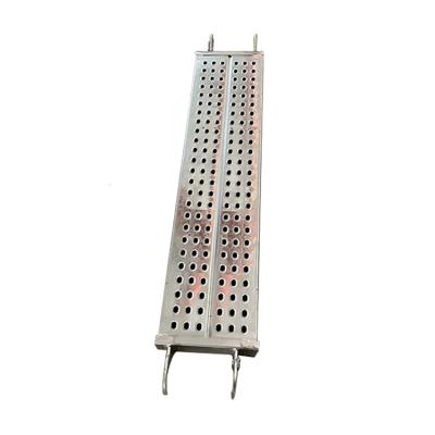 China Contemporary Wholesale Customization Various Size Galvanized Plank Pedal Scaffolding Steel Walk Board With Hook for sale