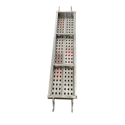 China Contemporary High Quality Galvanized Stable Safety Scaffolding Pedal Steel Walking Board With Hook for sale