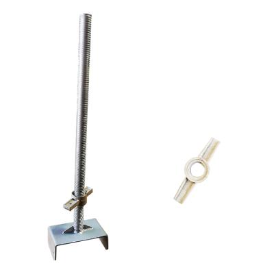 China Adjustable Steel Galvanized Head Jack Base Scaffolding U Screw Frame Traditional Goods Construction for sale