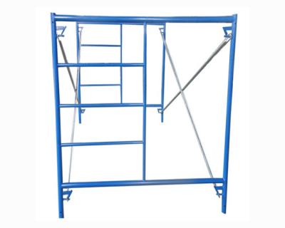 China Wholesale 914mm*1219mm Building Construction Frame Scaffolding Ladder Steel H Frame Industrial Scaffolding for sale