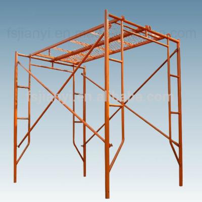 China 1930mm*1219mm Industrial Wholesale Supplier Construction Metal Steel H Frame Safety Stable Steel Scaffolding for sale