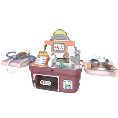 China Play Room Children's Doctor Nurse Medical Tools Play House Toys Toolbox Baby Multifunctional Medical Toys for sale