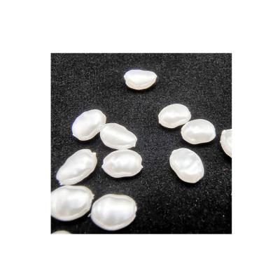 China DIY Jewelry Preparing High Grade Bright Imitation Pearl New Design 30 Color Plastic Round Baroque Big Hole Freshwater Pearls for sale