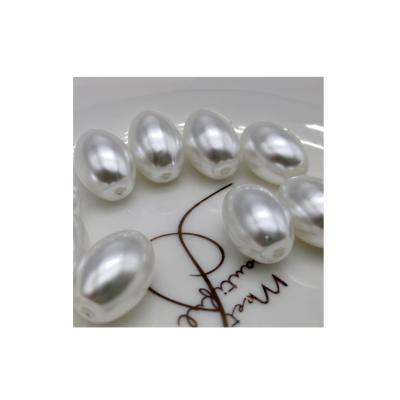 China DIY Jewelry Making Craft Korean New High Quality Porcelain Making Beads Irregular Shape Large Loose Plastic Pearl Beads For Wedding Dress for sale