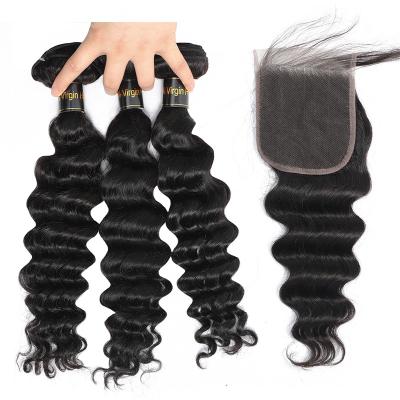 China Unprocessed Hair Extension Cuticle Aligned India Hair , 10A Virgin Curly Raw Hair With Frontal And Indian Hair Bundles From India Seller for sale