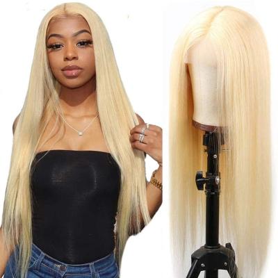 China Blonde Hair Extension Hair Wig, Wholesale Straight Wigs Virgin Hair 13By4 Hd Lace Headband, 613 Hair Hd Lace Frontal Wigs for sale