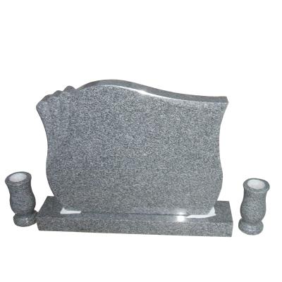 China Modern Customized European Nature Stone Granite Tombstone Monument for sale