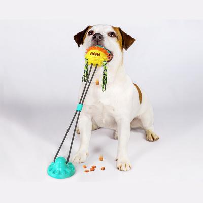 China New Durable 2021 Dog Treat Ball Launcher Industructable Dog Ball for sale