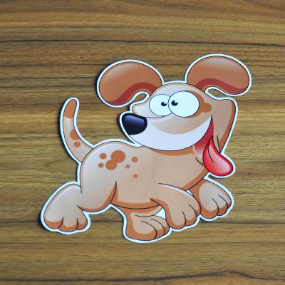 China Removable And Repositionable Cartoon Dog Die Cut Sticker Wholesale Waterproof Die Cut Sticker for sale