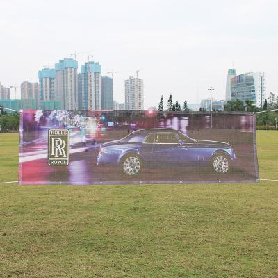 China Outdoor Advertising Billboard Custom PVC Small Hole Mesh Banners /Polyester Mesh Banners Withstand Strong Winds for sale