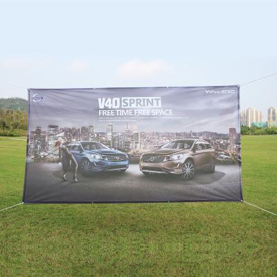 China Handheld Outdoor Advertising Billboard Roll Up Promotion PVC Vinyl Polyester Banner Printing, Nice Price Polyester Banner, Waterproof Banner Fabric for sale