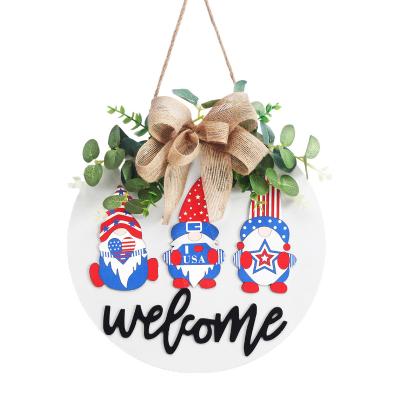 China Europe Welcome Sign For Wedding Front Door Spring Easter Christmas Winters Outdoor Holiday Decoration for sale