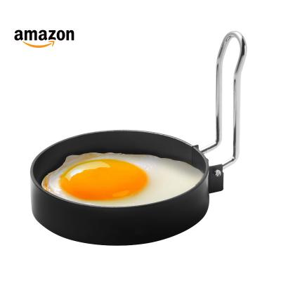 China Viable Round Egg Ring Combo Set Stainless Steel Egg Cooker Ring Professional Non Stick Pancake for sale