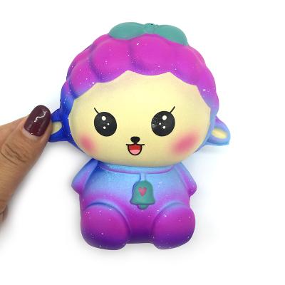 China Eco-Friendly Galaxy Mini Squishy Jumbo Toy Slow Rising Wholesale Kawaii Squishies for sale