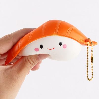 China Eco - Friendly Squishy Slow Rising Sushi Shape Toy For Squeeze Decompression Squishies for sale