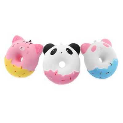 China Eco-Friendly Kawaii Panda Donut Squishy Set Slow Squishies Rising Soft Toy for sale