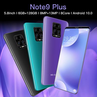 China Dual SIM Card Note 9 Plus Cheap Dual Cell Phones Android Mobile Sim Cellphones Smartphone Lowest Price Best Cell Phones 4G 6 Gb 128 Gb Smart for sale