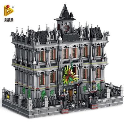 China DIY Practice Panlos 613002 Building Block Set 7537pcs Large Building Scene Decoration Street View Building Blocks for sale