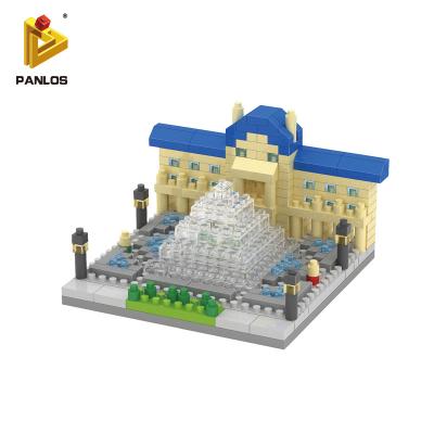 China building toy panlos 816-3 castle diy toys 3d building block mini model blocks architecture for kids for sale