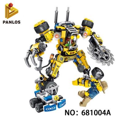 China Building Toy Panlos 681004A Robot Police Transform Building Blocks Toys For Children Factory Direct Wholesale for sale