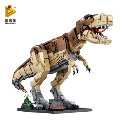 China Panlos Eco-friendly Material 61101 Big Block Educational Toys Tyrannosaurus 1811PCS Diy Dinosaur Toys for sale