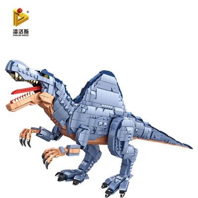 China Building Block Toy Children Learning Gift Educational Toy Spinosaurus 1790PCS from Panlos 611008 eco-friendly materials for sale