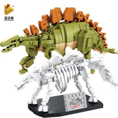 China Stegosaurus 2022 Panlos 612004 and 906PCS Fossil Dinosaur Fossil Toy Kids DIY Toys Eco-friendly Material for sale