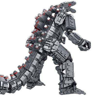 China DIY PANLOS 687001 GODZILLA-KONG DIY Brick Building Building Blocks MOC Toys Birthday Gifts For Kids for sale