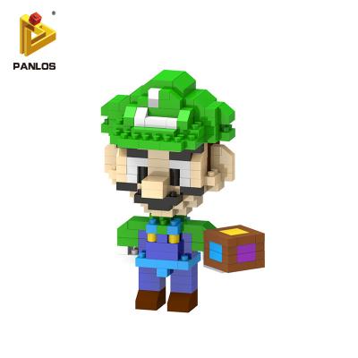 China Mini Cartoon Toy Panlos 825-1 Creative ABS Cartoon Building Block Plastic Toy For Kids Preschool Legoing for sale