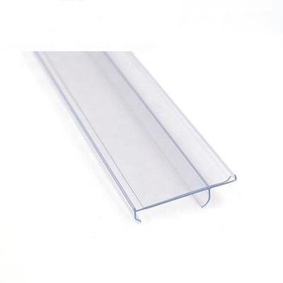 China Plastic Supermarket Retail PVC Label Tag Price Data Strip For Shelves for sale