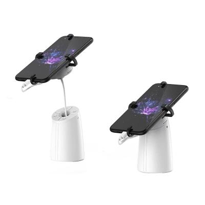 China 4 New Mobile Cell Phone Clamps 2021 Metal Holder Anti Theft Charger Security Display Desktop Mobile Phone Anti-theft Stand For Tablet for sale