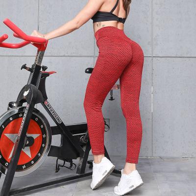 China Saling Antibacterial Hot Women's High Waist Tummy Control Slimming Workout Butt Lift Running Tights Plus Size Booty Legging Sports Yoga Pants for sale