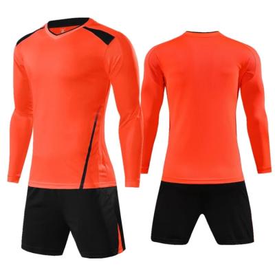 China new type outdoor long sleeve sports jersey football game jersey uniforms football sportswear singlet set XS/S/M/L/XL/XXL/XXXL for sale