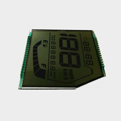 China Motorcycle Tachometer Cutting Display Liquid Display Tachometer Motorcycle LCD Seven Segment Display Digit HTN Positive 1/4 Duty for sale