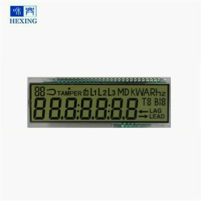 China -25C Low Temperature Electricity Meter Display 7 Segment TN LCD Mode For Smart Meter 7 D Digits Metal Pins LCD Custom Display energy for the electricity meter for sale