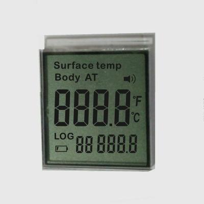 China Wholesale Custom Digits 7 Segment LCD Thermometer Panel China Thermometer Display Factory TN Zebra Positive Transmissive Connector for sale