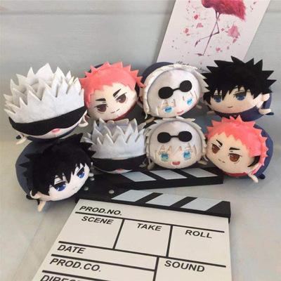 China Kids Gift 10cm Anime Cartoon Jujutsu kaisen Toy Gojo Satoru Itadori Yuji Stuffed Plush Hanging Fushiguro Megumi Cute Anime Dolls for Gifts for sale