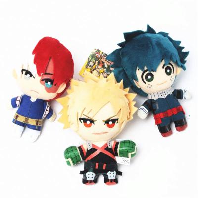 China Fasion 15Cm Cartoon My Hero Academia Custom Plush Toy Custom Key Chain Kids Toys for sale