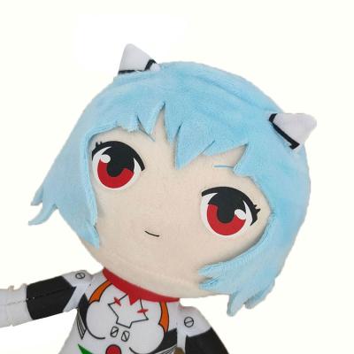 China Fasion 25cm Kawaii Rei Anime Doll Custom Plush Toy For Kids for sale