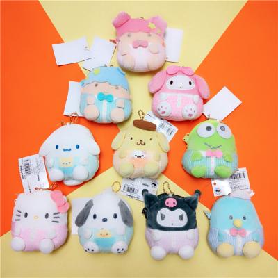 China Fasion 8Cm Cartoon Cinnamoroll Melody Bag Anime Doll Custom Soft Plush Toys for sale