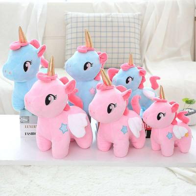 China Creative Fasion 20Cm Unicorn Plush Stuffed Toy Anime Pillow Gift Items for sale