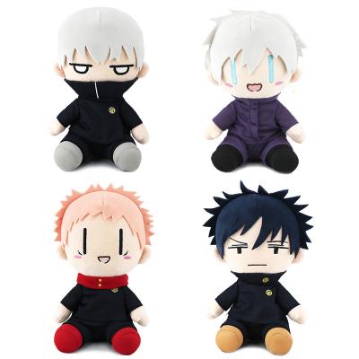 China Fasion 25Cm Jujutsu Kaisen Gojo Satoru Plush Doll Yuji Itadori Fuwa Mascot Toys Anime Plush Stuffed Kid Gift For Kids for sale