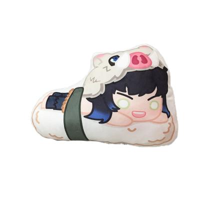 China Fasion 40Cm Anime Demon Slayer Tanjiro Doll Travel Pillow Soft Gift Items for sale