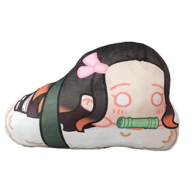 China Fasion Cartoon Demon Slayer Agatsuma Zenitsu Plush Toy Custom Pillow Birthday Gift 40Cm for sale