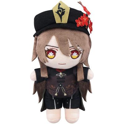 China Fasion 22cm Anime Genshin Impact Plushie Kaedehara Kazuha HU Tao Zhongli Morax Tartaglia Klee Plush Doll Rests Cosplay Cartoon Toy for sale